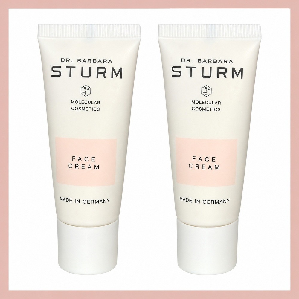 2 x Dr. Barbara Sturm Face Cream 0.67 fl.oz. 20 ml travel size Molecular
